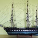 Model lode USS Constitution