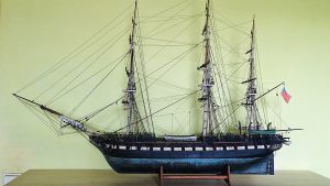 Model lode USS Constitution
