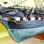 Model lode USS Constitution