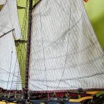 Model lode Baltimore schooner Prince de Neufchatel
