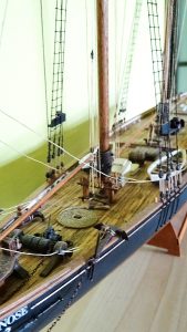 Model lode Fish schooner Blue Nose