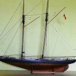 Model lode Fish schooner Blue Nose