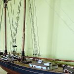 Model lode Fish schooner Blue Nose